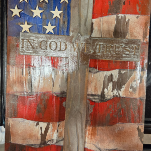 Cross and Flag